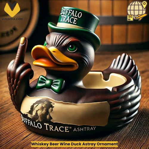 Whiskey Beer Wine Duck Astray Ornament