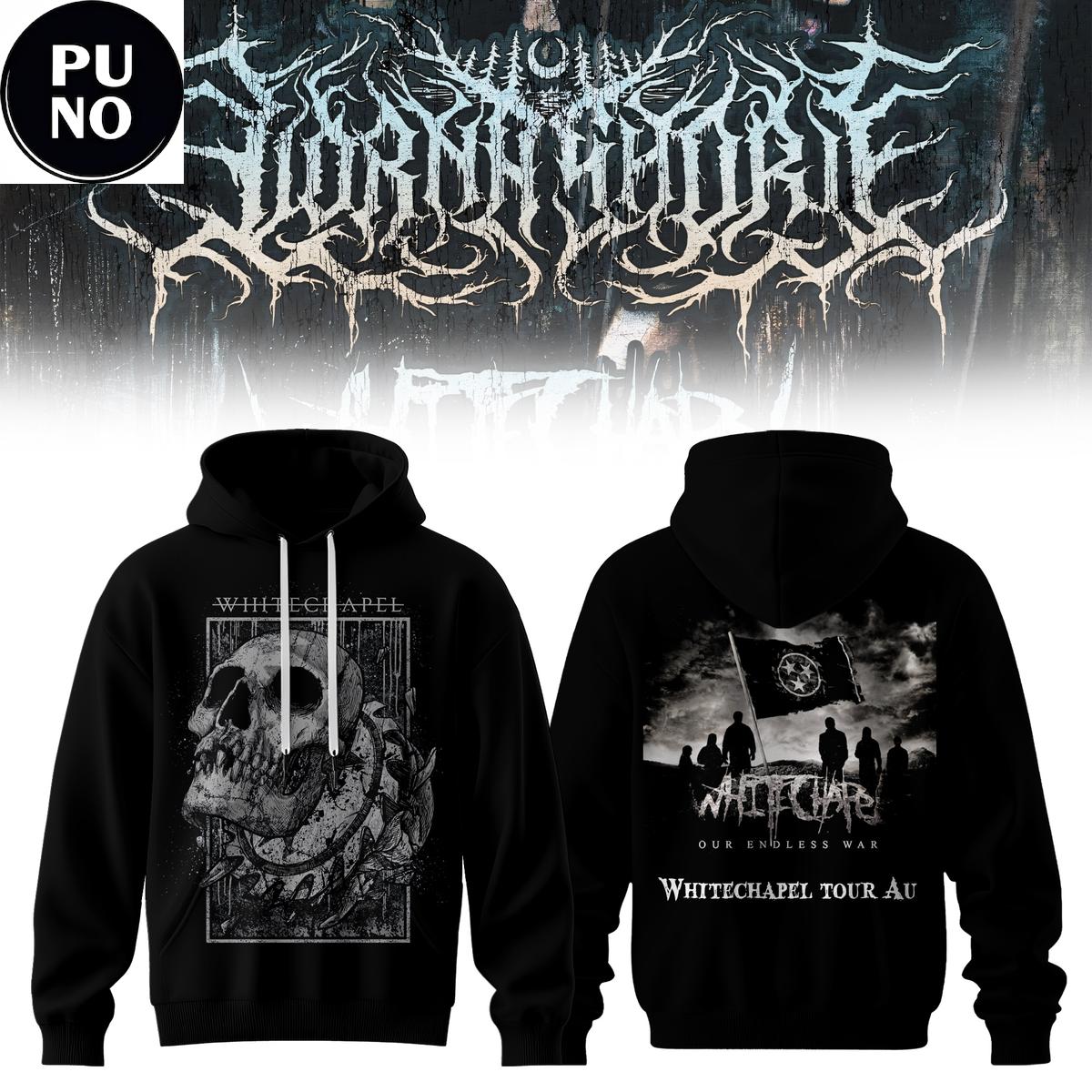 Whitechapel Tour AU 2026 Our Endless War Hoodie T-Shirt