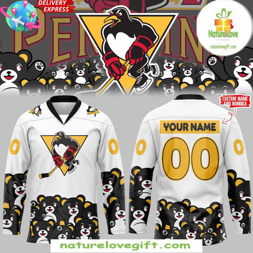 Wilkes-Barre Scranton Penguins Teddy Bear Hockey Jersey