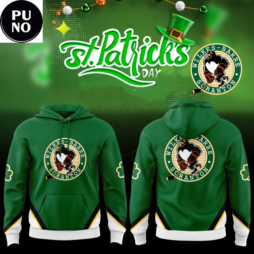 Wilkes-Barre/Scranton Penguins St. Patrick’s Celebration 2026 Hoodie T-Shirt