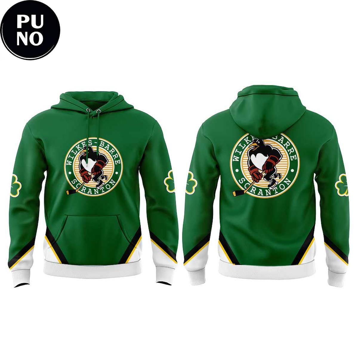 Wilkes-Barre/Scranton Penguins St. Patrick’s Celebration 2026 Hoodie T-Shirt