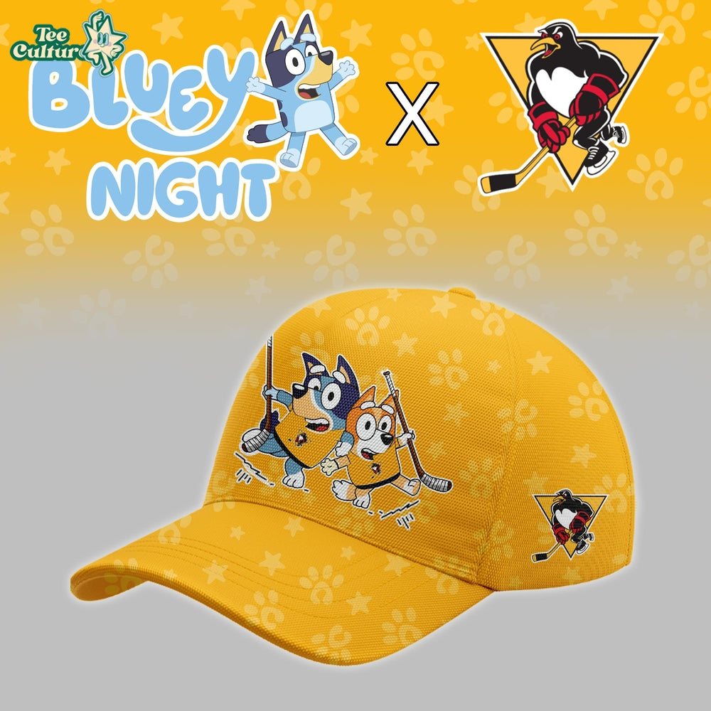 Wilkes-Barre/Scranton Penguins Bluey Night Game Limited Hockey Jersey