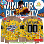 Windsor Spitfires 2026 Hockey Jersey Pizza City Edition