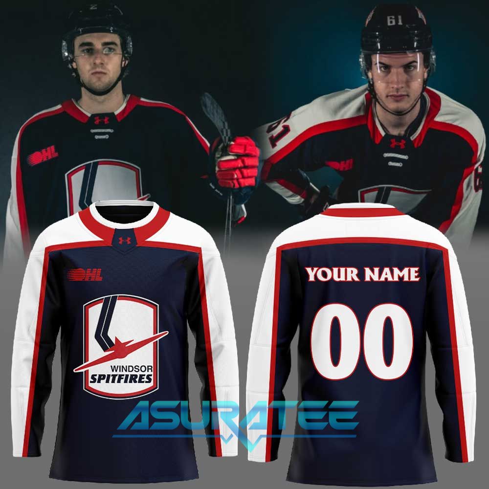 Windsor Spitfires Worn by Legends 2026 Special Hockey Jersey