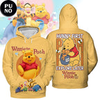 Winnie the Pooh 100 Years Anniversary 2026 Hunny First Explore Later Hoodie T-Shirt