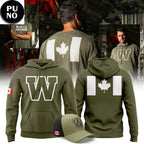 Winnipeg Blue Bombers 2026 Salute to Service Hoodie T-Shirt