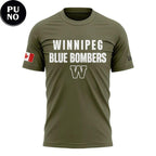 Winnipeg Blue Bombers 2026 Salute to Service Hoodie T-Shirt