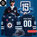 Winnipeg Jets 15th Anniversary 2026 Personalized Hockey Jersey