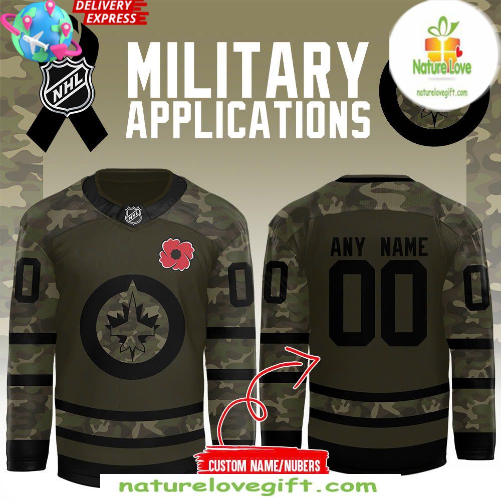 Winnipeg Jets 2026 Military Appreciation Jersey Hockey