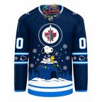Winnipeg Jets Peanuts Christmas Night 2026 Personalized Hockey Jersey