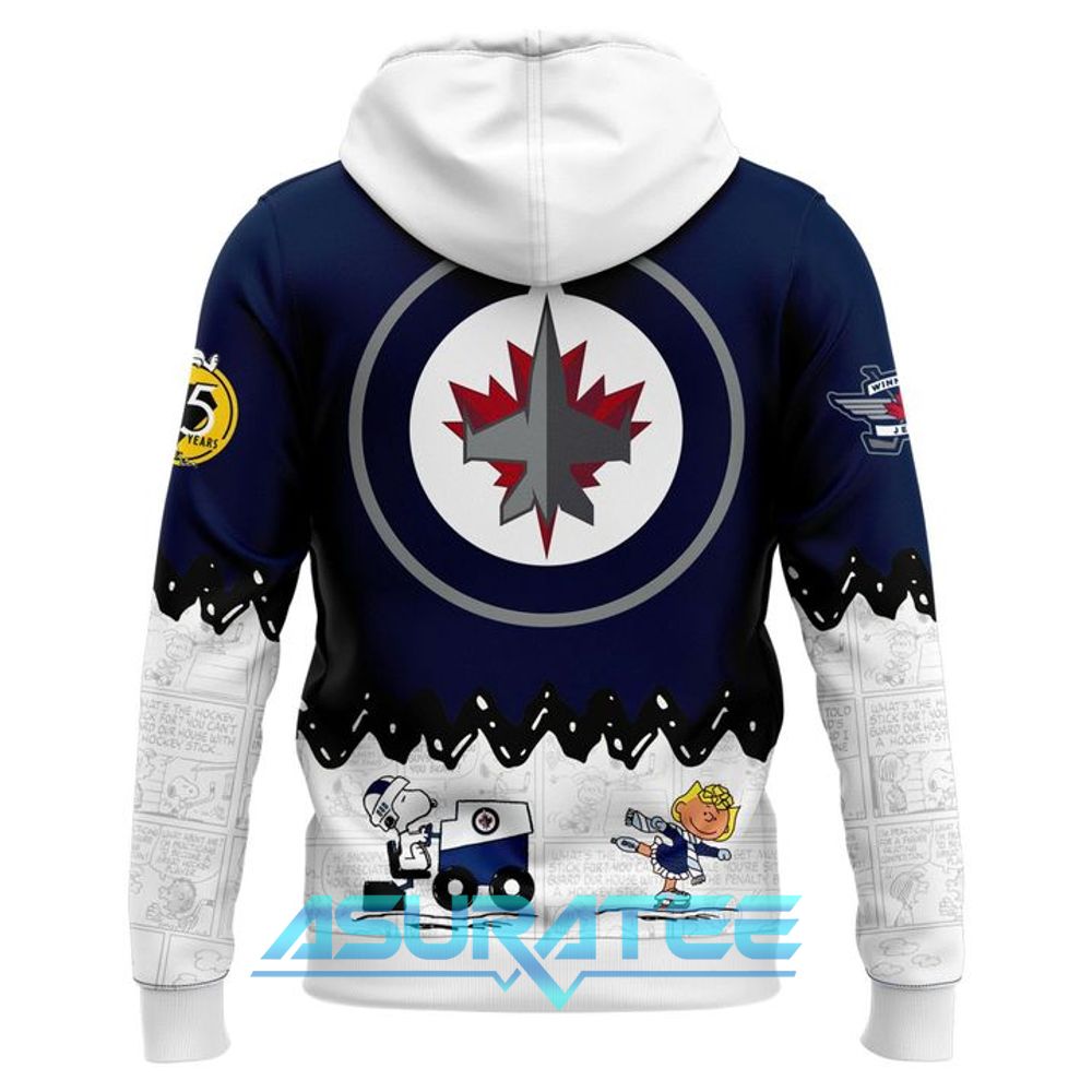 Winnipeg Jets ”Peanuts Night ” 2026 Snoopy Special Hoodie, Cap