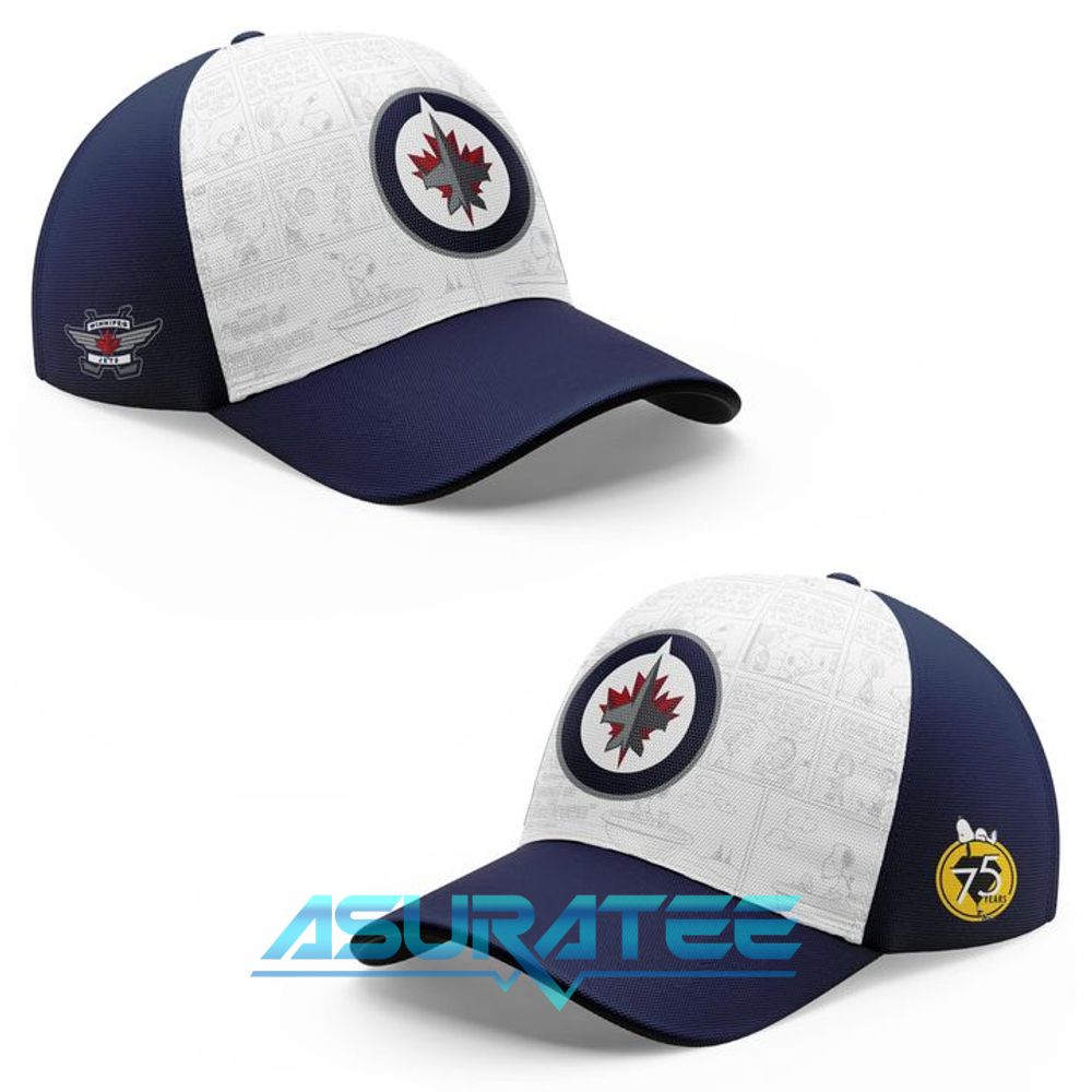 Winnipeg Jets ”Peanuts Night ” 2026 Snoopy Special Hoodie, Cap