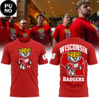 Wisconsin Badgers 2026 Bucky Badger Cheesehead Nation Hoodie T-Shirt