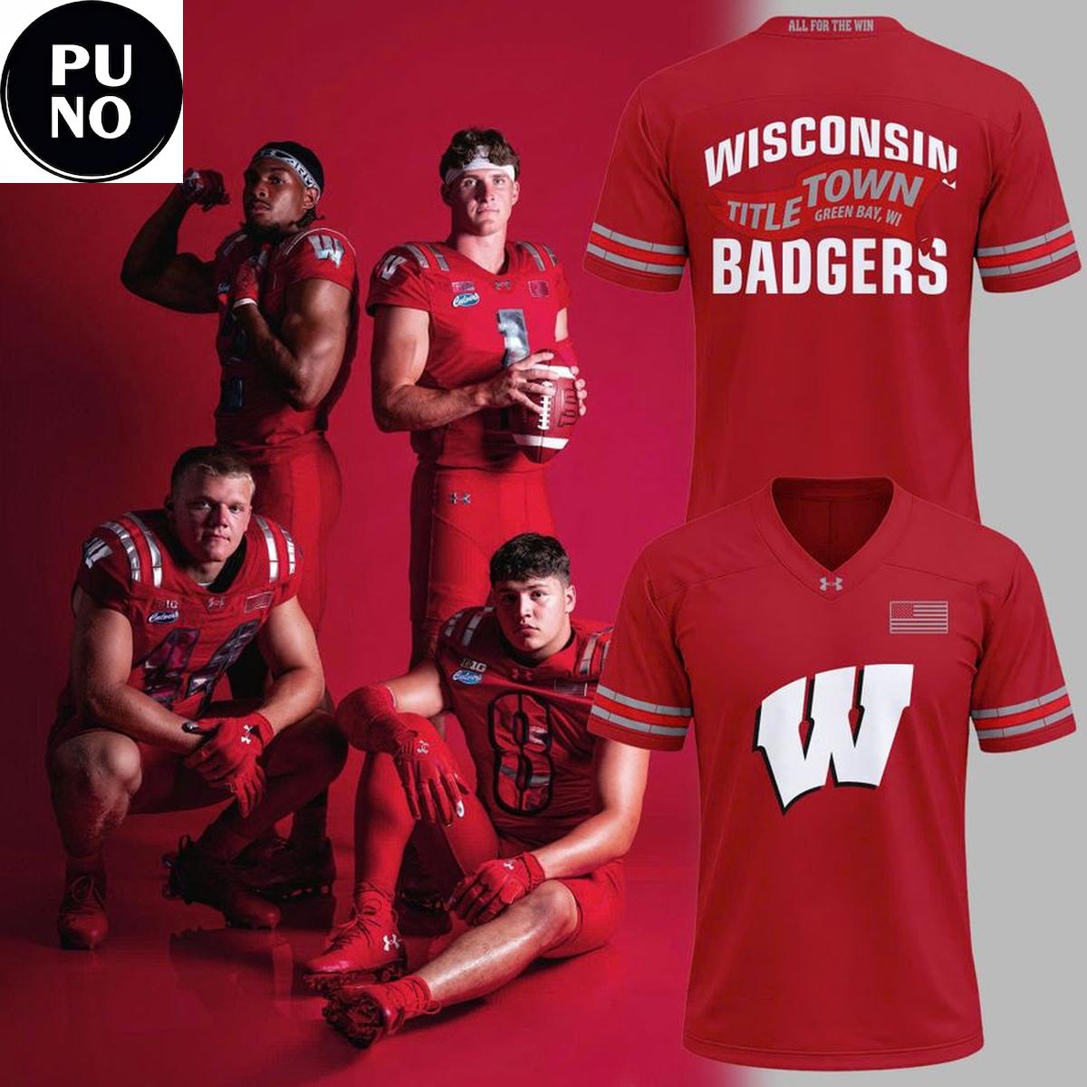 Wisconsin Badgers 2026 Lambeau Field Football Jersey