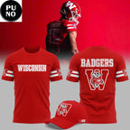 Wisconsin Badgers 2026 ThrowBack Logo Hoodie T-Shirt