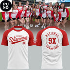 Wisconsin Badgers 9x Women’s Hockey National Champions 2026 Hoodie
