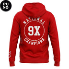 Wisconsin Badgers 9x Women’s Hockey National Champions 2026 Hoodie