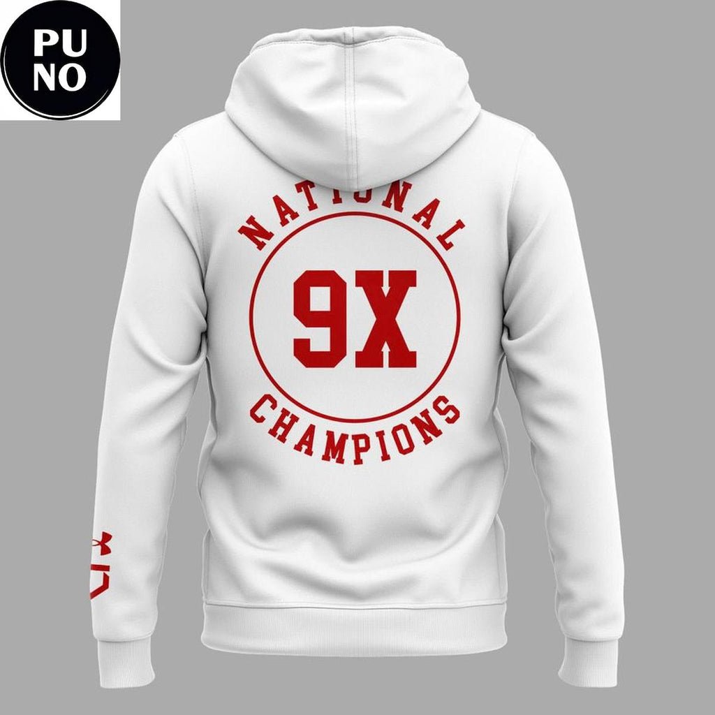 Wisconsin Badgers 9x Women’s Hockey National Champions 2026 Hoodie