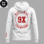 Wisconsin Badgers 9x Women’s Hockey National Champions 2026 Hoodie