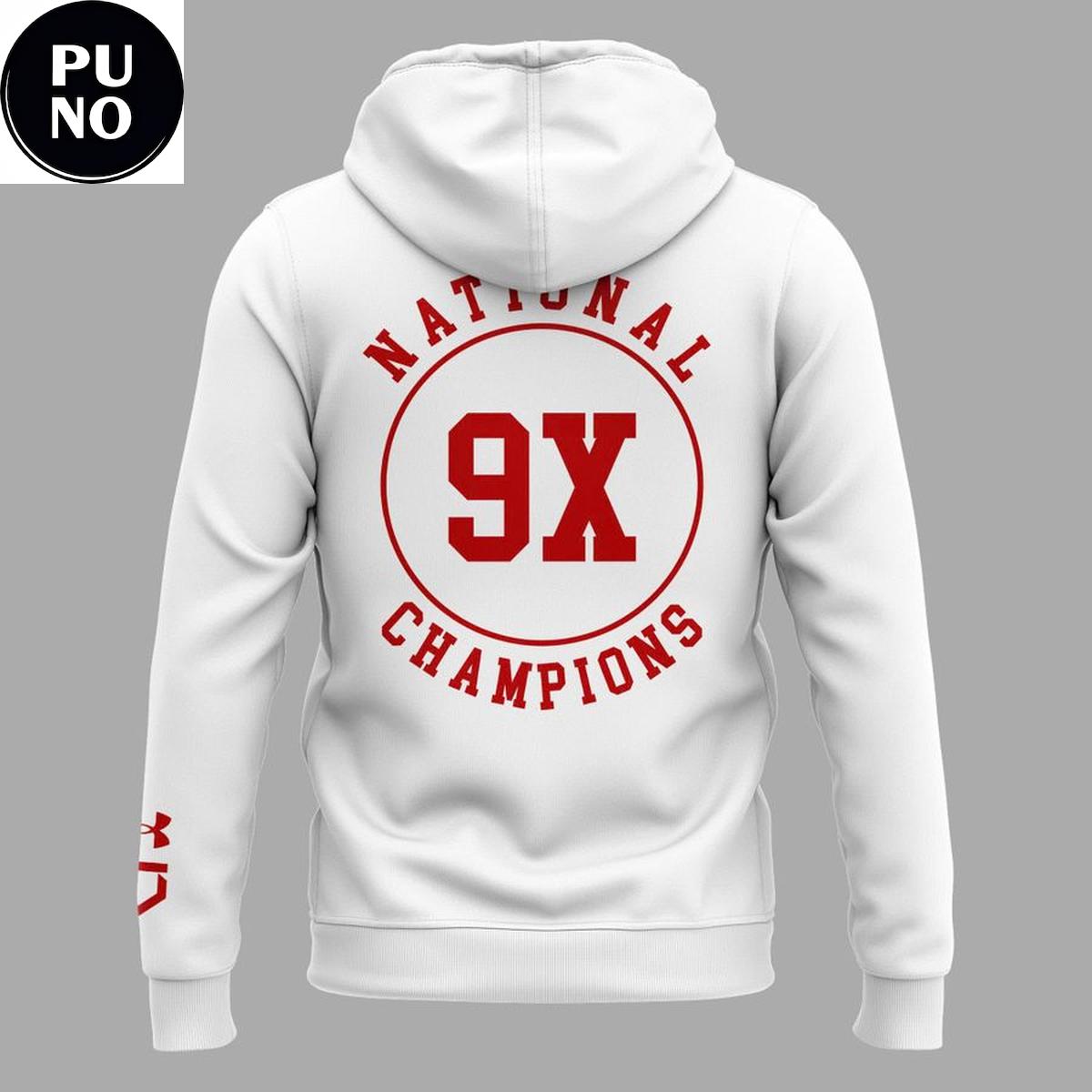 Wisconsin Badgers 9x Women’s Hockey National Champions 2026 Hoodie