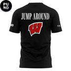 Wisconsin Badgers Football 2026 Head coach Luke Fickell Jump Around Hoodie T-Shirt
