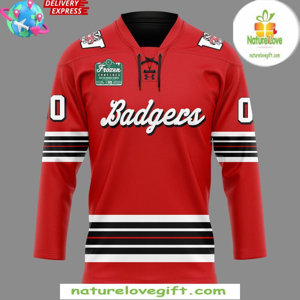 Wisconsin Badgers 2026 Hockey Jersey Frozen Confines