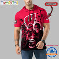 Wisconsin Badgers Horror Characters Essential Halloween Sleeveless Hoodie