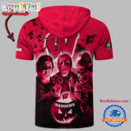 Wisconsin Badgers Horror Characters Essential Halloween Sleeveless Hoodie