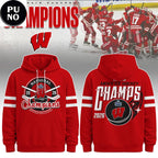 Wisconsin Badgers NCAA National Champions 2026 Hoodie T-Shirt