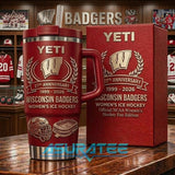 Wisconsin Badgers Women’s Ice Hockey 27th Anniversary YETI Tumbler