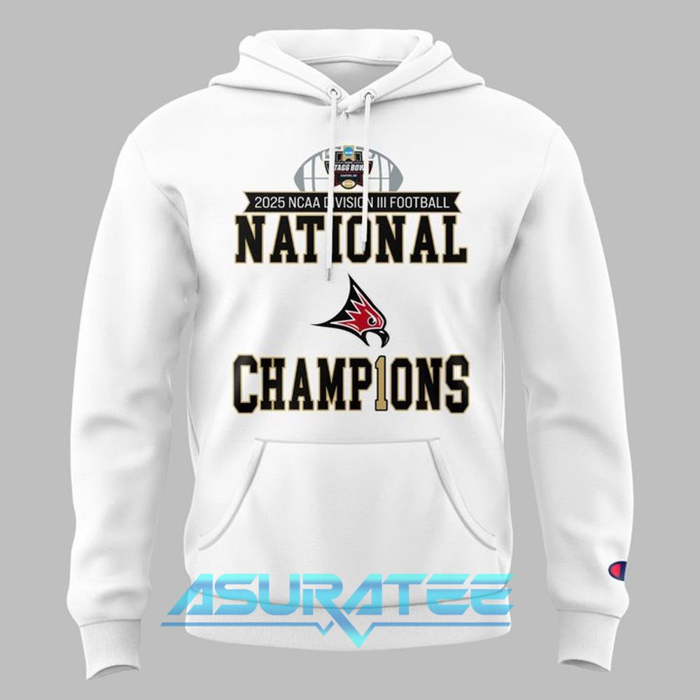 Wisconsin-River Falls Falcons Football Champions Hoodie