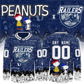 Worcester Railers 2026 Peanuts Snoopy Hockey Jersey