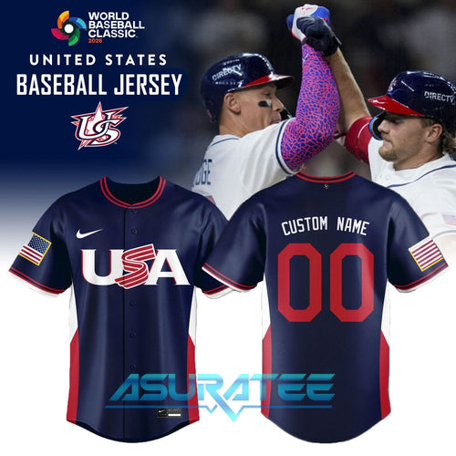 World Baseball Classic x USA Limited Edition 2026 Jersey Blue Navy