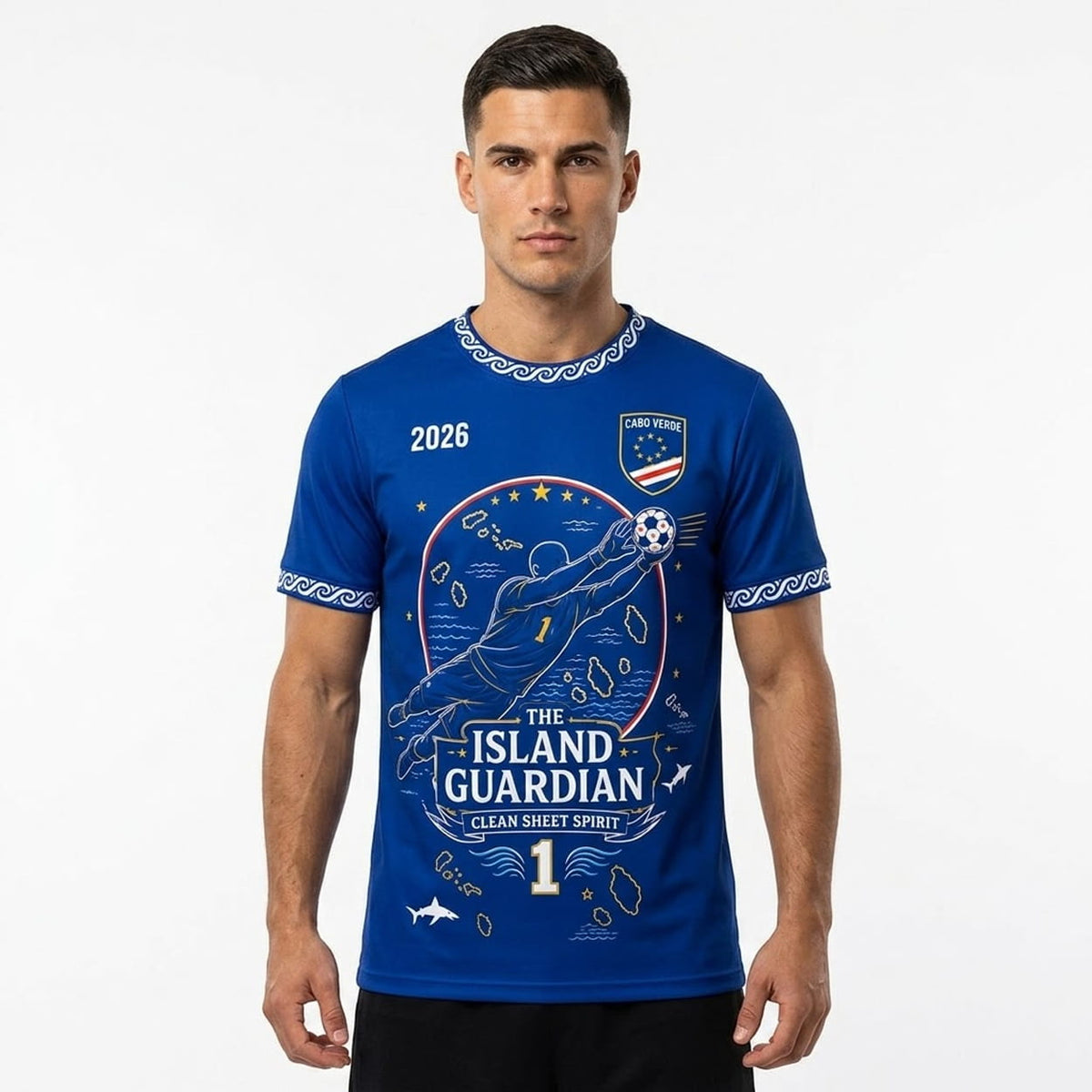 World Cup 2026 Cabo Verde Vozinha The Island Guardian Shirt