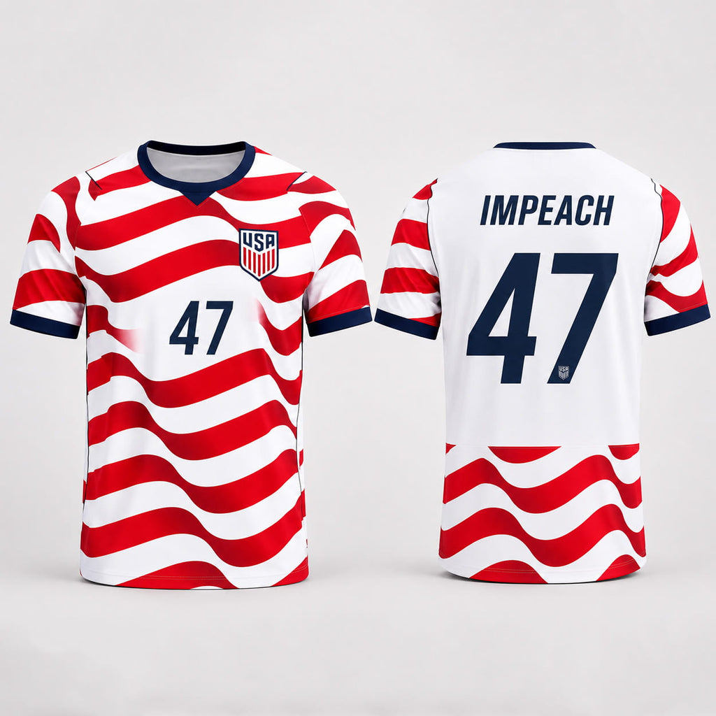 World Cup 2026 USA Impeach 47 Jersey
