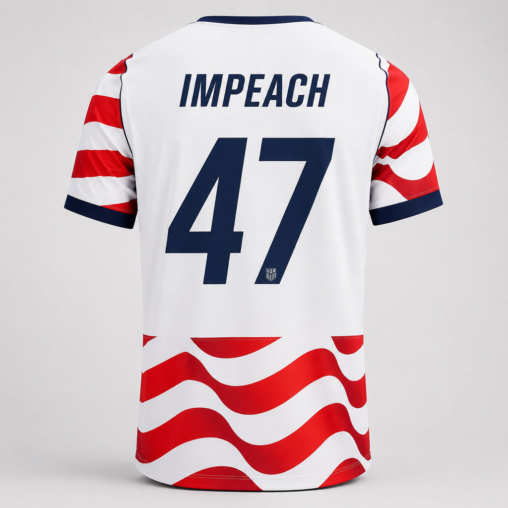 World Cup 2026 USA Impeach 47 Jersey