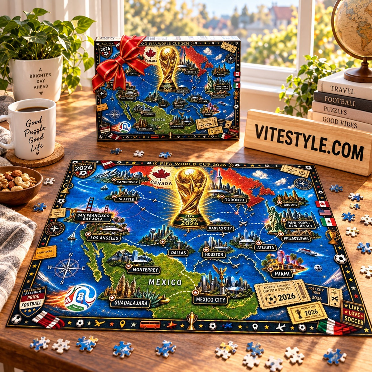 2026 World Cup Host Cities Journey Puzzle