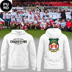 Wrexham AFC Women Genero Adran Champions 2026 Hoodie T-Shirt