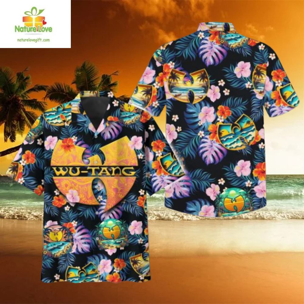 Wu Tang Clan Combo Hawaiian Shirt And Flip Flop
