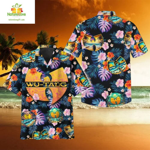 Wu Tang Clan Combo Hawaiian Shirt And Flip Flop