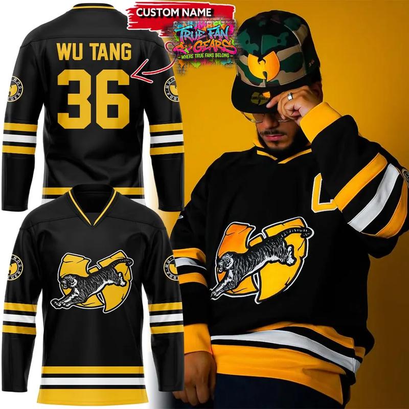 Wu-Tang Clan Tiger 36 Chambers Limited Edition Custom Hockey Jersey