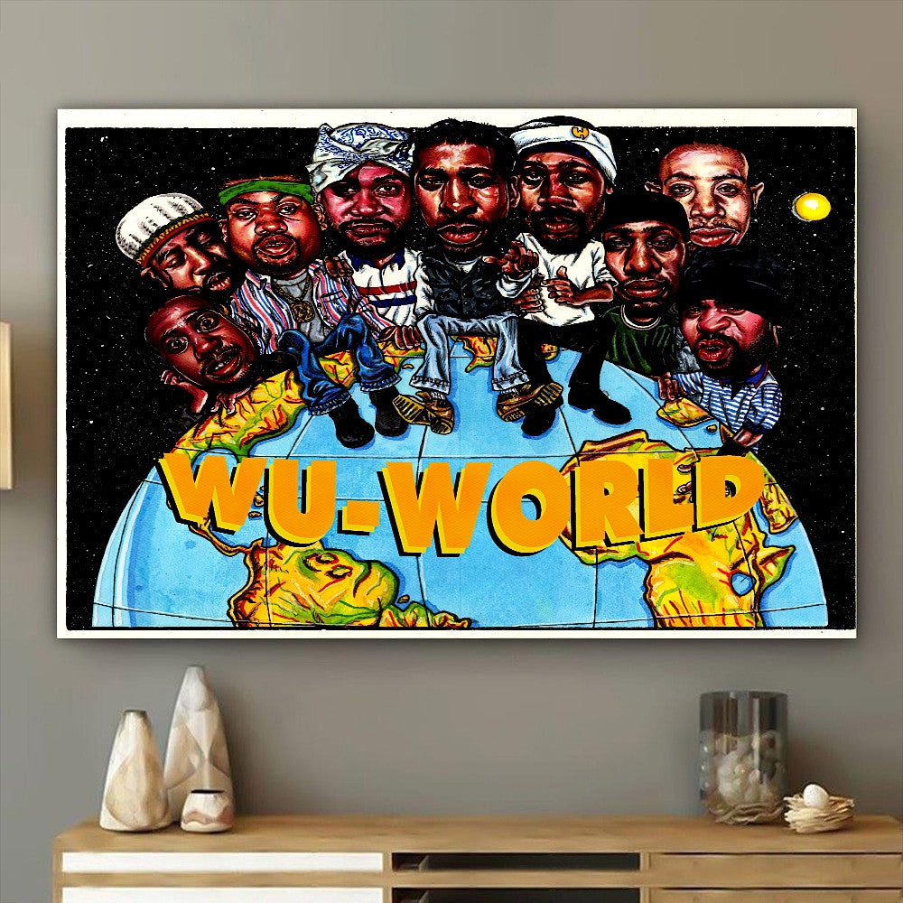 Wu-World Wu-Tang Clan Member Hip-hop Poster Canvas