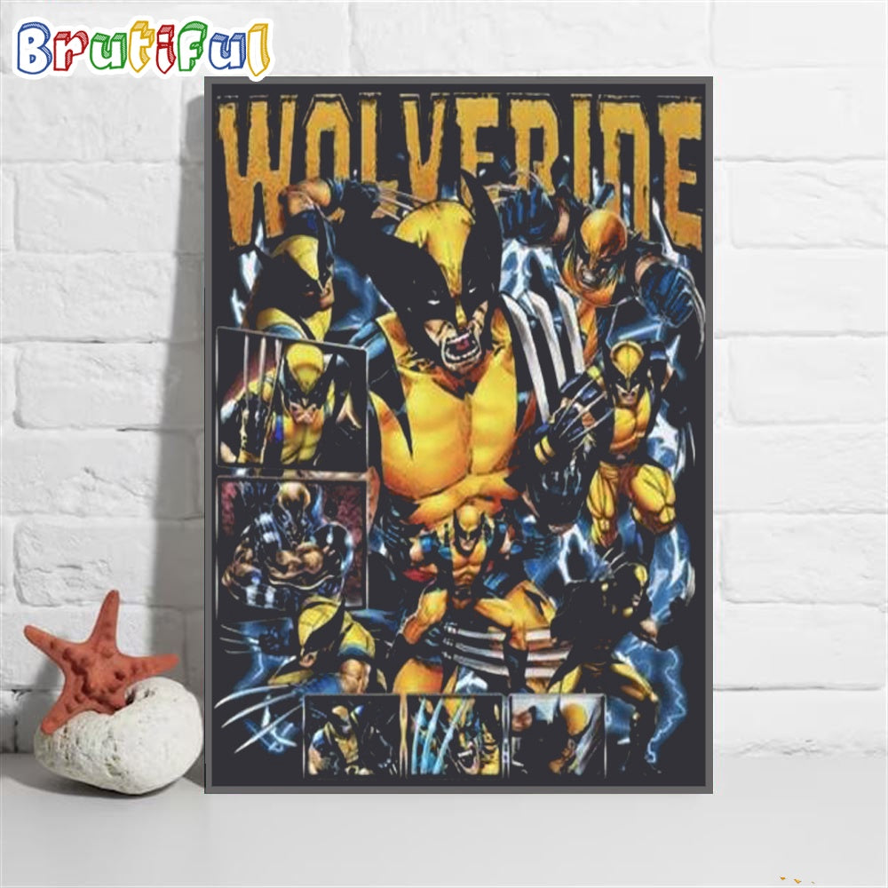 X-men Wolverine Logan Hugh Jackman Movies 2024 Wall Art Poster Canvas