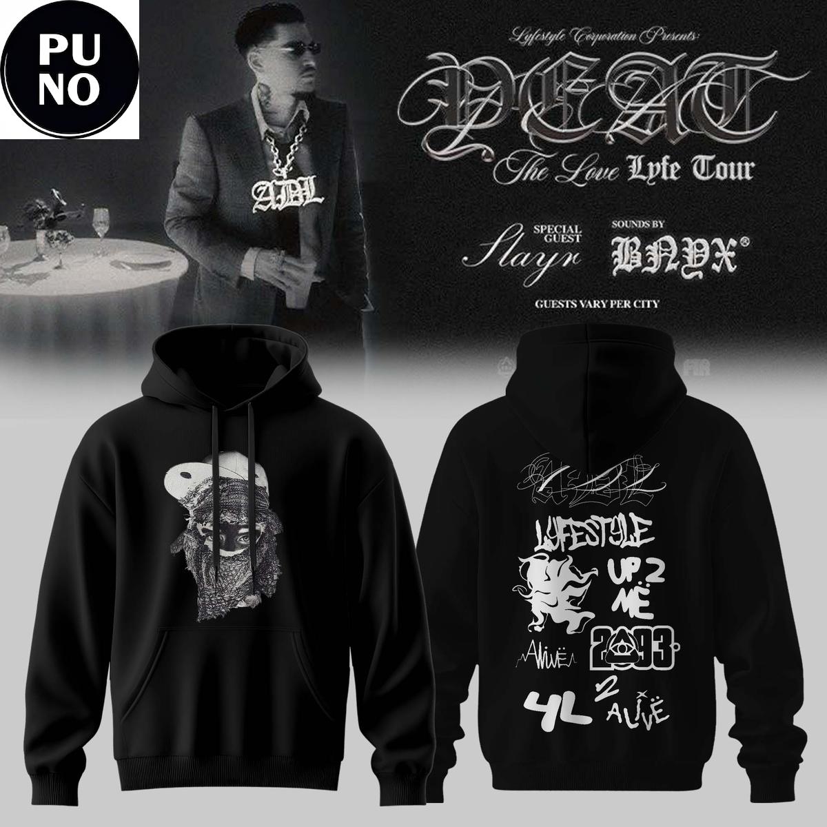 Yeat The Love Lyfe Tour 2026 Hoodie T-Shirt