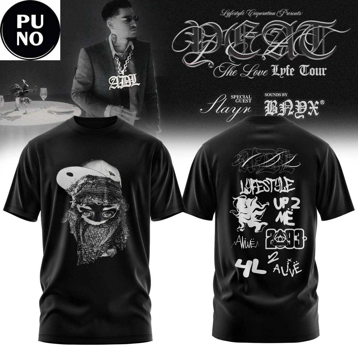 Yeat The Love Lyfe Tour 2026 Hoodie T-Shirt