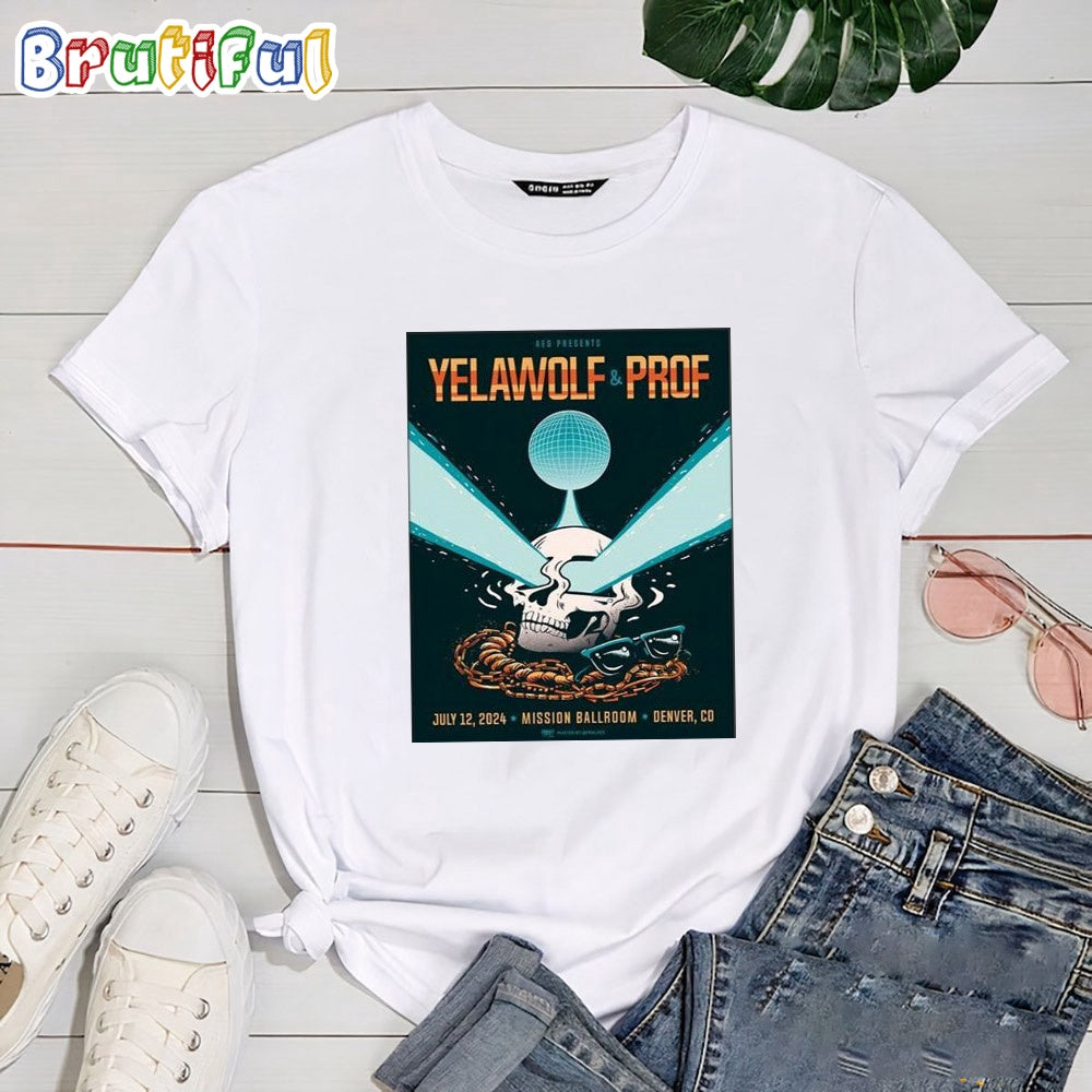 Yelawolf And Prof Mission Ballroom Denver Co July 2024 T Shirt
