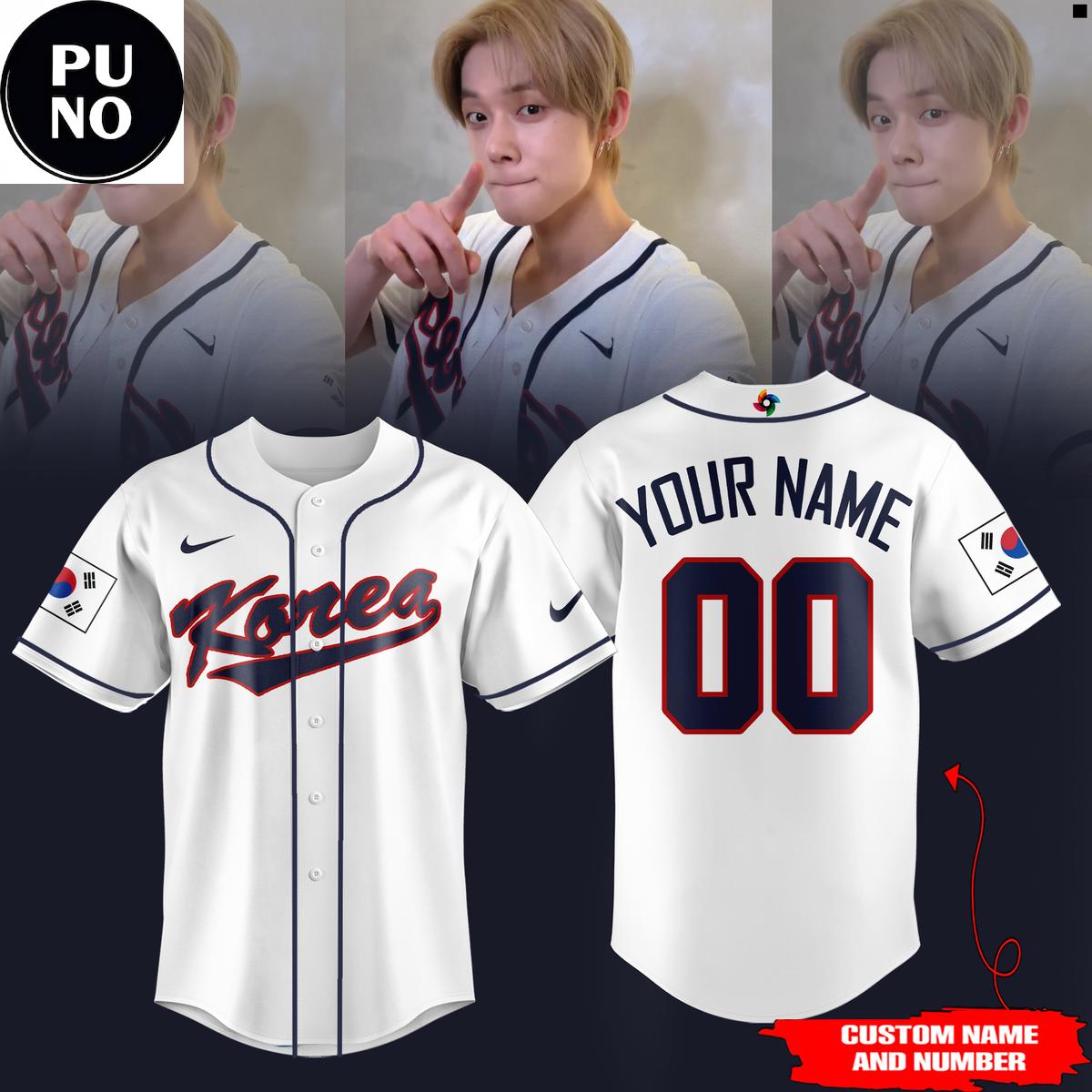 Yeon Jun Team Korea Baseball 2026 World Baseball Classic Personalized Baseball Jersey