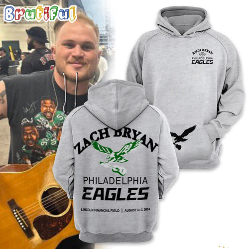 Zach Bryan Philadelphia Eagles Hoodie Shirt