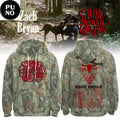Zach Bryan The With Heaven On Tour 2026 Camo Hoodie T-Shirt