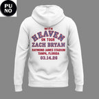 Zach Bryan With Heaven On Tour 2026 Raymond James Stadium Hoodie T-Shirt